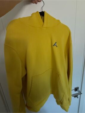 Jordan Yellow Turtleneck Pullover Hoodie
